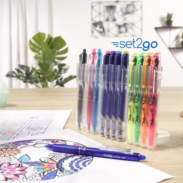 Set de 3 Stylos à Encre Gel Effaçable - Erasable Pen • POP'IZ